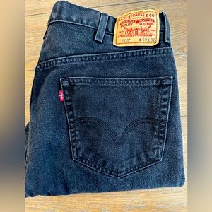 Levi's 505 Black Regular Fit Size 40x32 Gently Worn‎